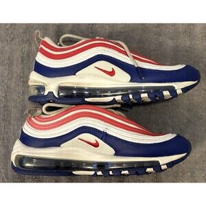 Nike Air Max 97 GS USA Red White Blue CW5856-100 Kids Size 4.5Y / Women’s 6